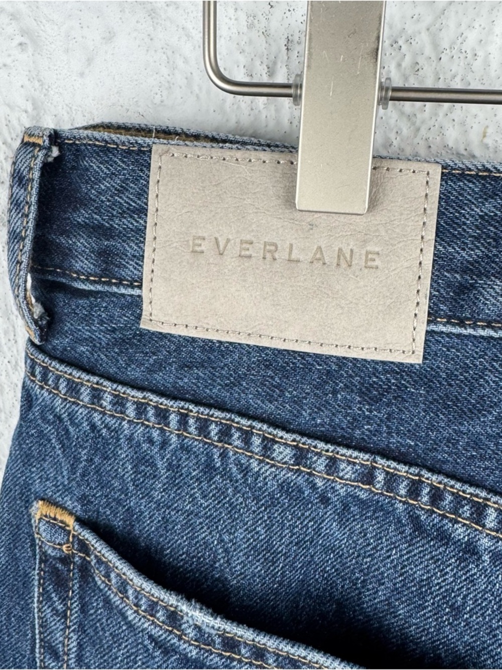 Everlane The 90s Way-High Jean Organic Cotton Denim Jeans 32 Long - Picture 6 of 11